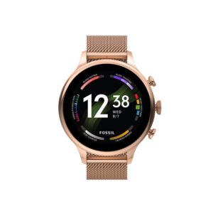 Fossil Gen 6 Smartwatch Digital Black Dial Women’s Watch-FTW…