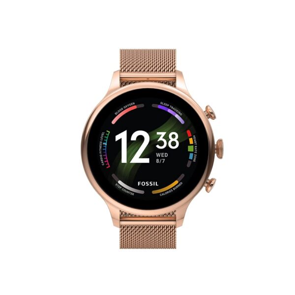 Fossil Gen 6 Smartwatch Digital Black Dial Women’s Watch-FTW…