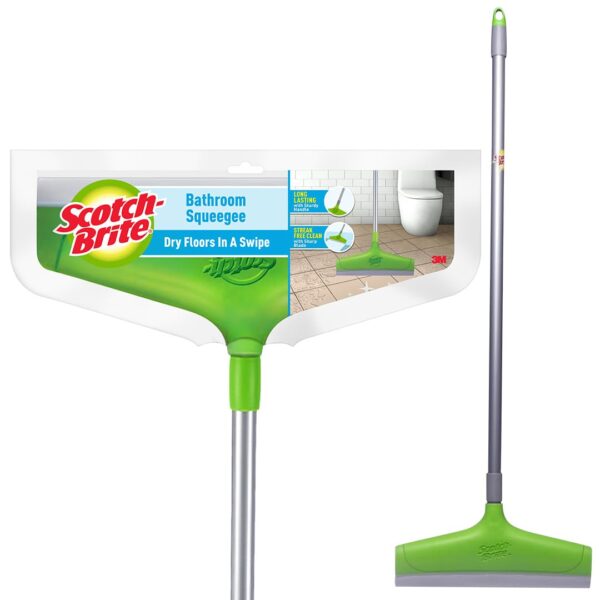 Scotch-Brite Bathroom Squeegee Plastic Wiper