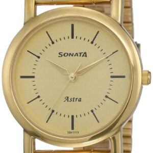 Sonata Analog Champagne Dial Men’s Watch-NN77049YM01/NP77049…