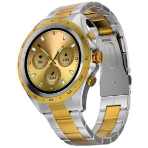 Fire-Boltt Solace Luxury Stainless Steel Smart Watch, 1.32″ …