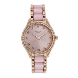 Sonata Poze Quartz Analog Pink Dial Metal & Plastic Strap Wa…