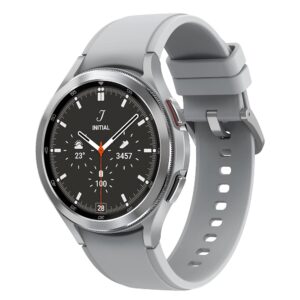 Samsung Galaxy Watch4 Classic LTE (4.6cm, Silver, Compatible…