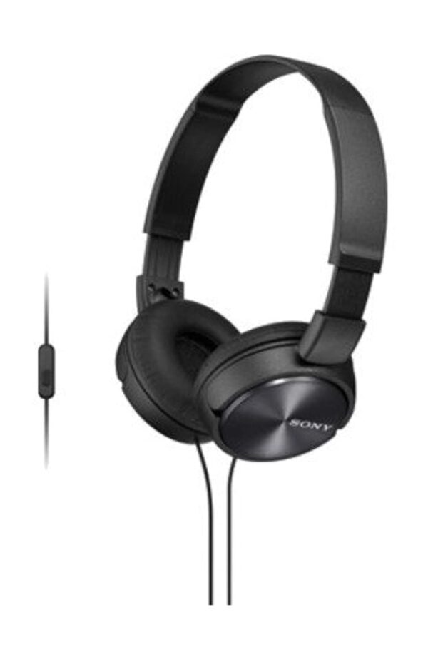 Sony Mdr-Zx310Ap Wired On Ear Headphones With Mic (Black)