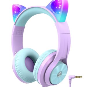 iClever Kids Headphones for Girls Gift Over Ear Headphones, …