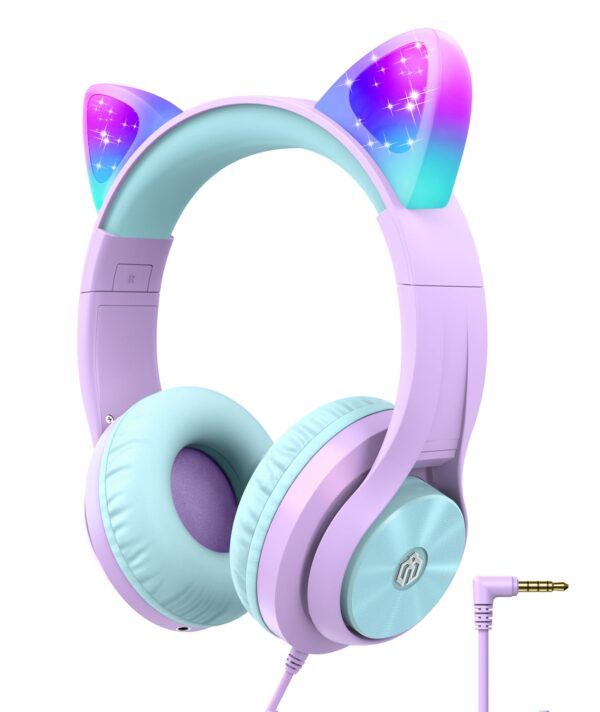 iClever Kids Headphones for Girls Gift Over Ear Headphones, …