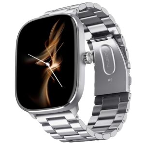 Noise New Macro Smart Watch with 2.0” HD Display,Metallic Fi…