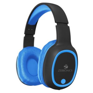 ZEBRONICS Thunder Bluetooth 5.3 Wireless Over Ear Headphones…