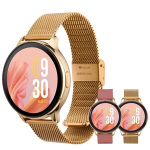 Vibez by Lifelong Premium Luxury Smartwatch for Women with M…